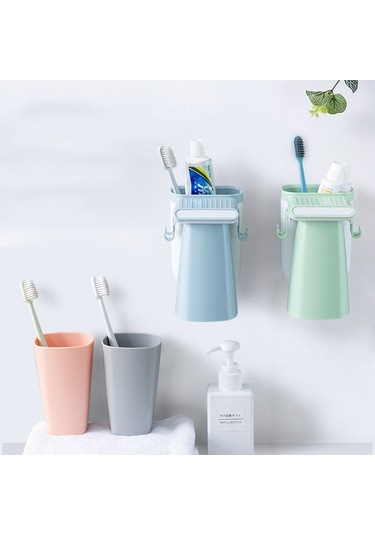 Pazly Nordik Tasarım Mıknatıslı Diş Fırçası Askısı - Ağız Kabı & Çiftler İçin, Logo Basılabilir Ev Çiftleri İçin Diğer