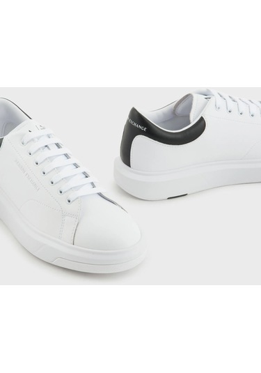 Armani Exchange Erkek Ayakkabı Xux123 Xv534 K488 Beyaz-siyah Beyaz - Siyah