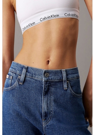 Calvin Klein Mom Jean Denim Kadın Pantolon Denim