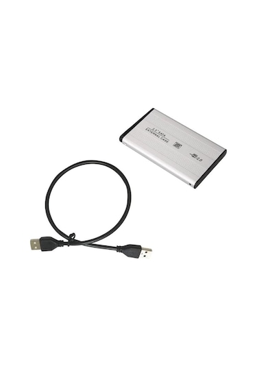 SpeedUF USB 2.0 Sata Harici 2.5 Hdd Harddisk Kutusu Gümüş