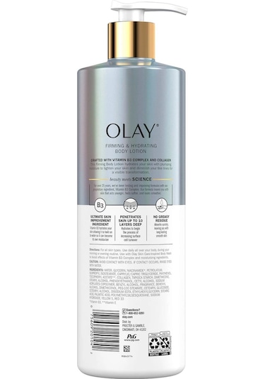 Olay Kollajen İçeren Sıkılaştırıcı ve Nemlendirici Vücut Losyonu 502 ML
