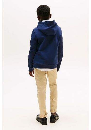 Unisex Çocuk Th Essential Hoodie Kapüşonlu Sweatshirt - Lacivert Twilight Navy