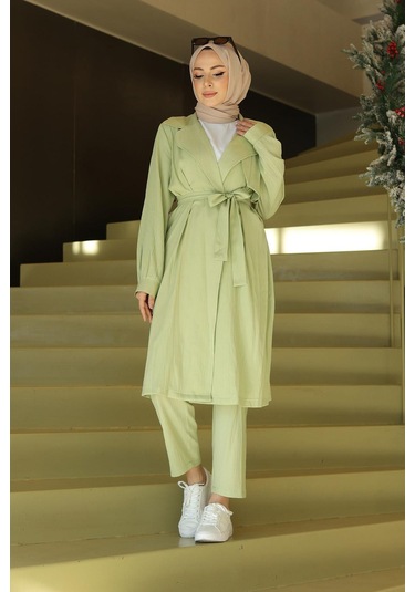 Ay Parça Detaylı Takım Mint Yeşili Mintyeşili Mint Yeşili