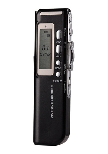 Besthome1 8gb Dijital Ses Kaydedici Siyah - 576 Saat Kayıt, Gürültü Azaltıcı, Konferans/ders İçin Ses Aktivatörü