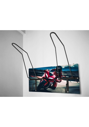 Özel Fotoğraflı Kask Askısı, Motorcu Kask Askısı, Personalv26