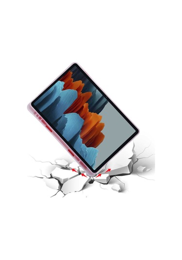 Ipad Uyumlu Air 10.9 2020 Kılıf Premium Standlı Katlanabilir Kılıf Kalemlikli Ipad Uyumlu Trifolding