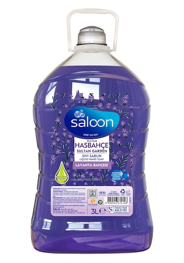 Saloon Lavanta Bahçesi Sıvı Sabun 3 x 3 L