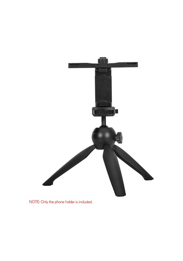 Xiyyadms Abs Malzeme Telefon Tutucu, 6-11.5cm Genişlik Aralığı, Çift Soğuk Ayakkabı Bağlantısı, 1/4" Vidalama Deligi İle Tripoda Uyumlu, Hafif Ve Dayanıklı