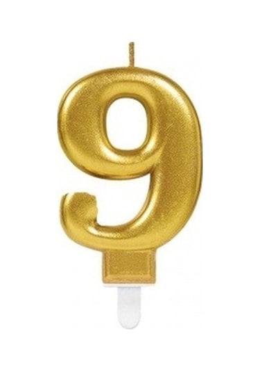 9 Rakam Mum Gold  Renk