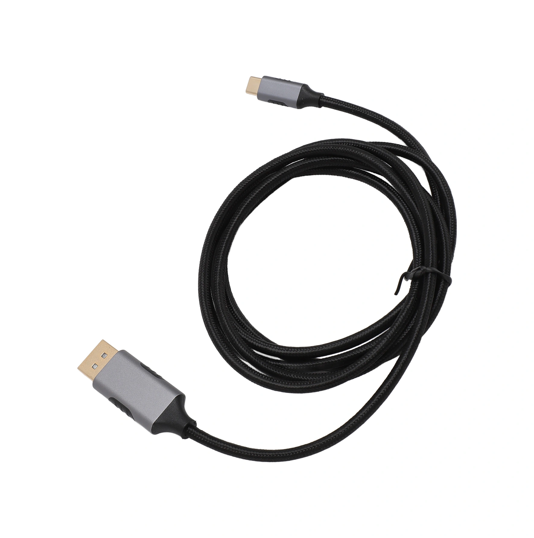 Vkemall Usb-c'den Displayport 1.4'e Kablosu, 8k 60hz Çözünürlük, 1.8m Uzunluk, Nilon Örgü Ve Aluminyum Gövde, Stabl Sinyal, Bilgisayar/projektör/tv Uyumlu