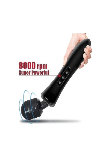 Leezsing Derin Doku İçin Süper Güçlü Kablosuz El Masaj Aleti, Elektrikli Kişisel Masaj Aleti 8 Hız 20 Mod-49 Çok Renkli