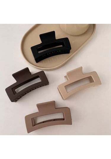 Okavango 4'lü Kahve Ton Kadın Toka Seti Çok Renkli