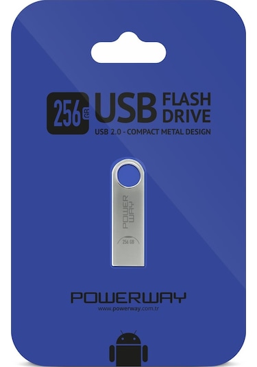 Powerway 256 Gb Metal Flash Bellek Metal Tasarım Usb Bellek The Latest Tecnology Data Traveler