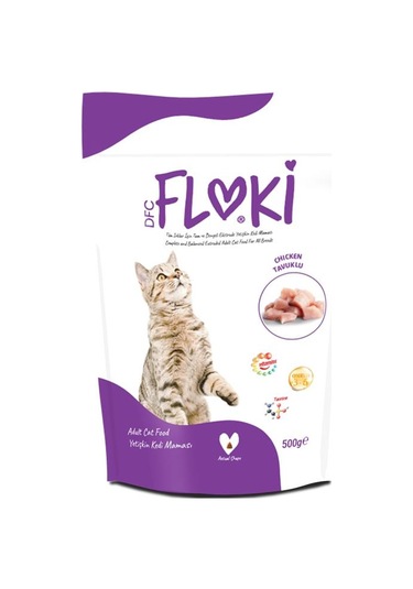 Floki Tavuklu Yetişkin Kedi Maması 500 G