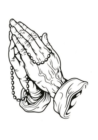 Geçici Çift El Tespih Dua Ruhani Temas Parmak Tattoo Kol Bilek Dövmesi