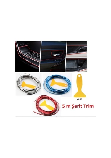 Araba Dekorasyon 5 Metre Şerit Trim