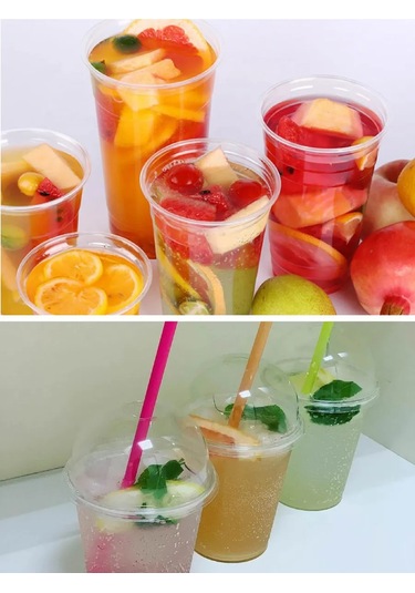 Make&pack Kapaklı 400 Ml Plastik Tek Kullanımlık Bardak 428908992 Beyaz