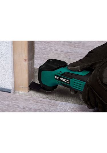 Vonroc Vpower 20V Multi-Tool - Raspa & Batarya. Hızlı Şarj Set