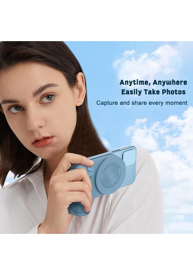 Tenfowee "manyetik Akıllı Telefon Tutuculu Kablosuz Şarjlı Video Çekim Kolu - 360 Dönebilir, Titreşim Önleyici"