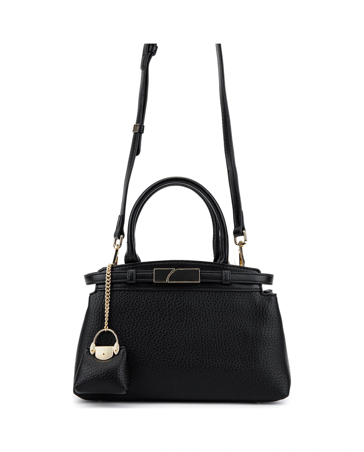 Tamer Tanca Kadın Suni Deri Siyah Omuz Çanta 921 27150 Bn Cnt Sk25-26 Sıyah Siyah