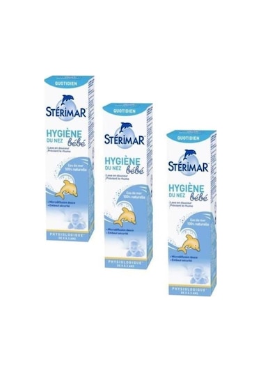 Sterimar Baby Deniz Suyu Burun Spreyi 100ml 3 Adet
