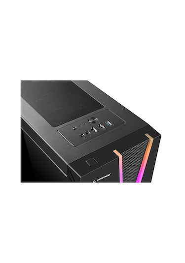 Rampage X-Max 1*120Mm Fan Tempered Camlı Gaming Oyuncu Kasası