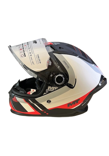 Mt Helmets Braker SV İnception B5 Kapalı Motosiklet Kaskı Mat Kırmızı