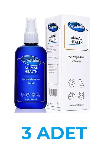 Crystalin Animal Health Göz Kulak Ağız Bakım Solüsyonu 250 Ml - 3 Adet
