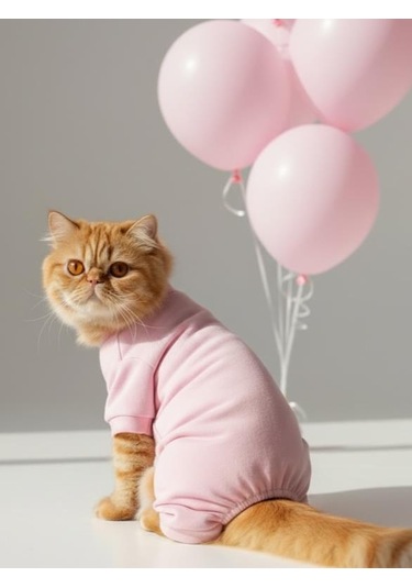Teddy Bear Pamuklu Kedi Tulum Pijama