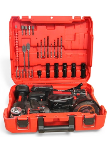 Specco BS20V-002SET Kömürsüz Akülü 3'lü Set - 40 Parça Aksesuar Seti