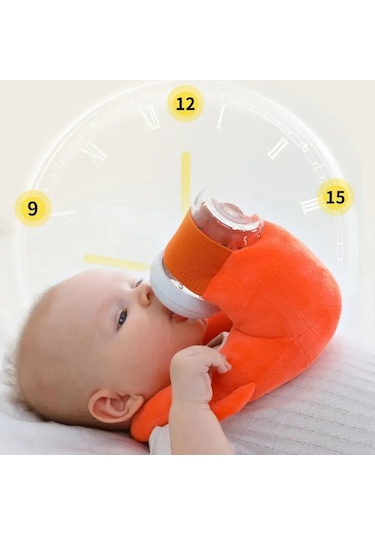 Kangvka Yetişkin Ellerini Serbest Bırakan Bebek Biberon Tutucu Yastık - Yumuşak Poliester, Ev/seyahat Kullanıma Uygun Mavi