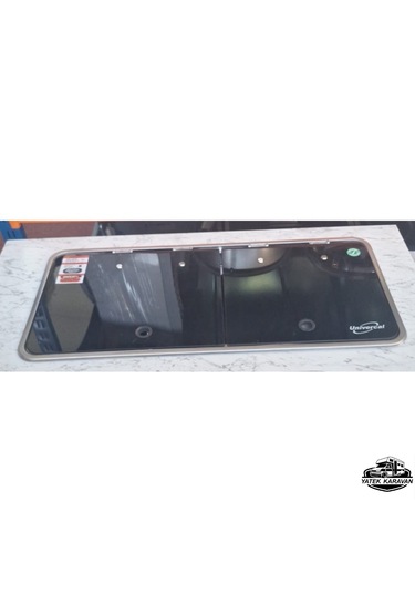 İkili Çift Cam Kapaklı Kombinasyon Ocak Evyeli 78x36 Yatek Karava