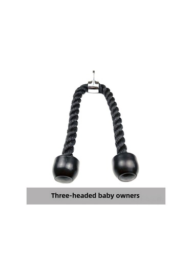 Reedark Fitness Salonu İçin Nylon İki Kollü Egzersiz Kordonu - 70cm Siyah, Bisep-trisep Egzersizleri, Ticari Kalite, Dayanıklı Malzeme Çok Renkli