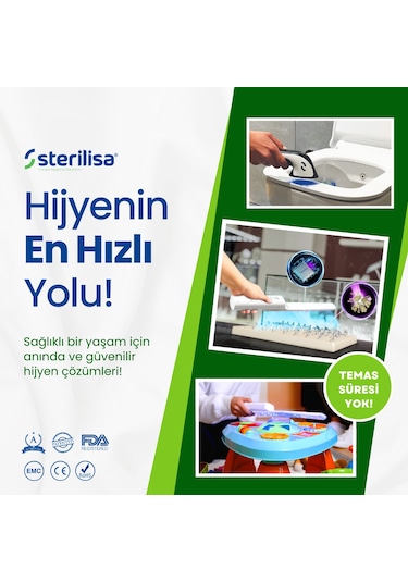 Sterilisa Mini Darbeli Uvc Sterilizasyon ve Dezenfeksiyon Cihazı