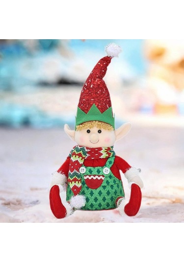 Suntek Yılbaşı Elf Bebek El Sanatları Dekorasyonu Stil-c