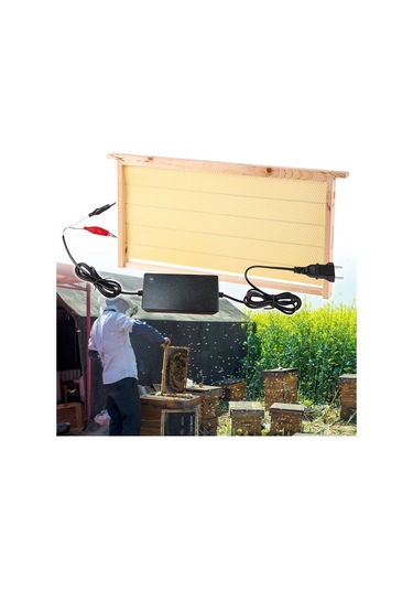 Geeroyoo Arı Kovanı Otomatik Waxenbedding Aleti, Isıya Dayanıklı, Kolay Kurulum, Bal Arı Yetiştirme Gereci, Avrupa Standartı 190mm, Siyah