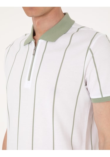 Pierre Cardin Erkek Çağla Tişört 50307519-vr016 Çağla