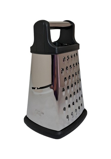 Lüx Saplı 4 Köşe Rende 20 Cm Kutu Rende 3 Fonksiyonlu Kule Rende Peynir Sebze Patates Rende