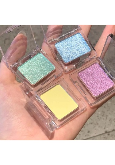 Makyaj Sarı Mat Çıplak Göz Farı Krem Ipeksi Su Geçirmez Yumuşak Göz Farı 05 C01