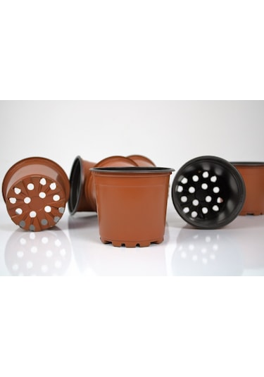 Vakum Saksı 12X10 Cm 100 Adet Üretim Saksı Çiçek Saksı Fide Saksı