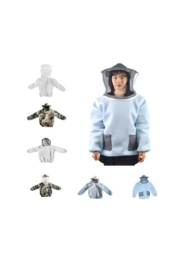 Pazly Takım Suntek Şapka Peçe Koruyucu Ceket Arıcılık Ekipmanı Ks