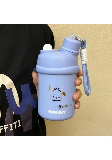 316 Paslanmaz Çelik Termos Bardak Açık Yüksek Görünümlü Erkek Ve Kız Öğrenciler Araba Su Bardağı Hediye Kupası Termos Bardak Xmpnj8 Mavi/yeşil