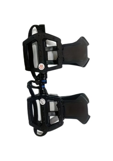 Dream011 Evde Kullanılan Siyah Alüminyum Alaşımlı Evrensel Egzersiz Bisikleti Pedal Seti Yedek Pedal