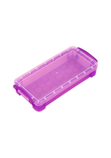 Romeo Mora Ilkokul Öğrencileri Büyük Kapasiteli Kırtasiye Kutusu Plastik Sanat Boyama Saklama Kutusu Çift Düğmeli Saklama Kutusu Z4u0u0 Diğer