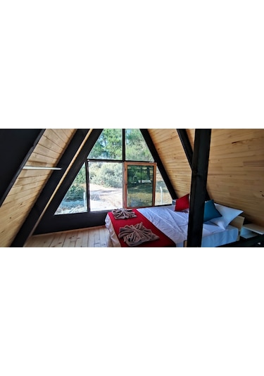 Masifev Stella 70M2 2+1 Dev Üçgen Ahşap Ev