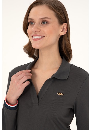 U.s. Polo Assn. Kadın Antrasit Elbise Örme 50299041-vr006 Antrasit
