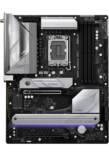 Asrock B860 Live Mixer Wifi Lga1851 Ddr5 8666mhz+ Oc Atx Gaming Aaaa11asr0032