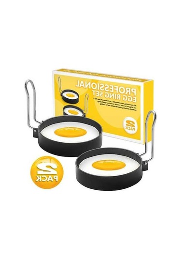 Ganzhoushop Yuvarlak Yumurta Yapışmaz Sprey Sones Omlet Modeli Kalıbı Halkası Demir Döküm Pratik Mutfak Aleti Oi Diğer