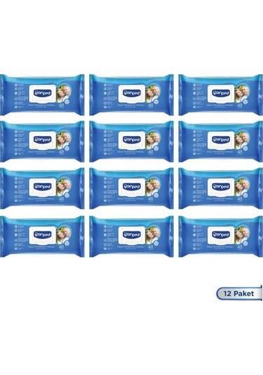 Canped Vücut Temizleme Mendili 48 Li X 12 Adet 576 Yaprak Diğer