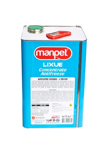 Manpet Lixue Antifriz -56 C - 15 Kg Plastik Bidon - Mavi Antifriz